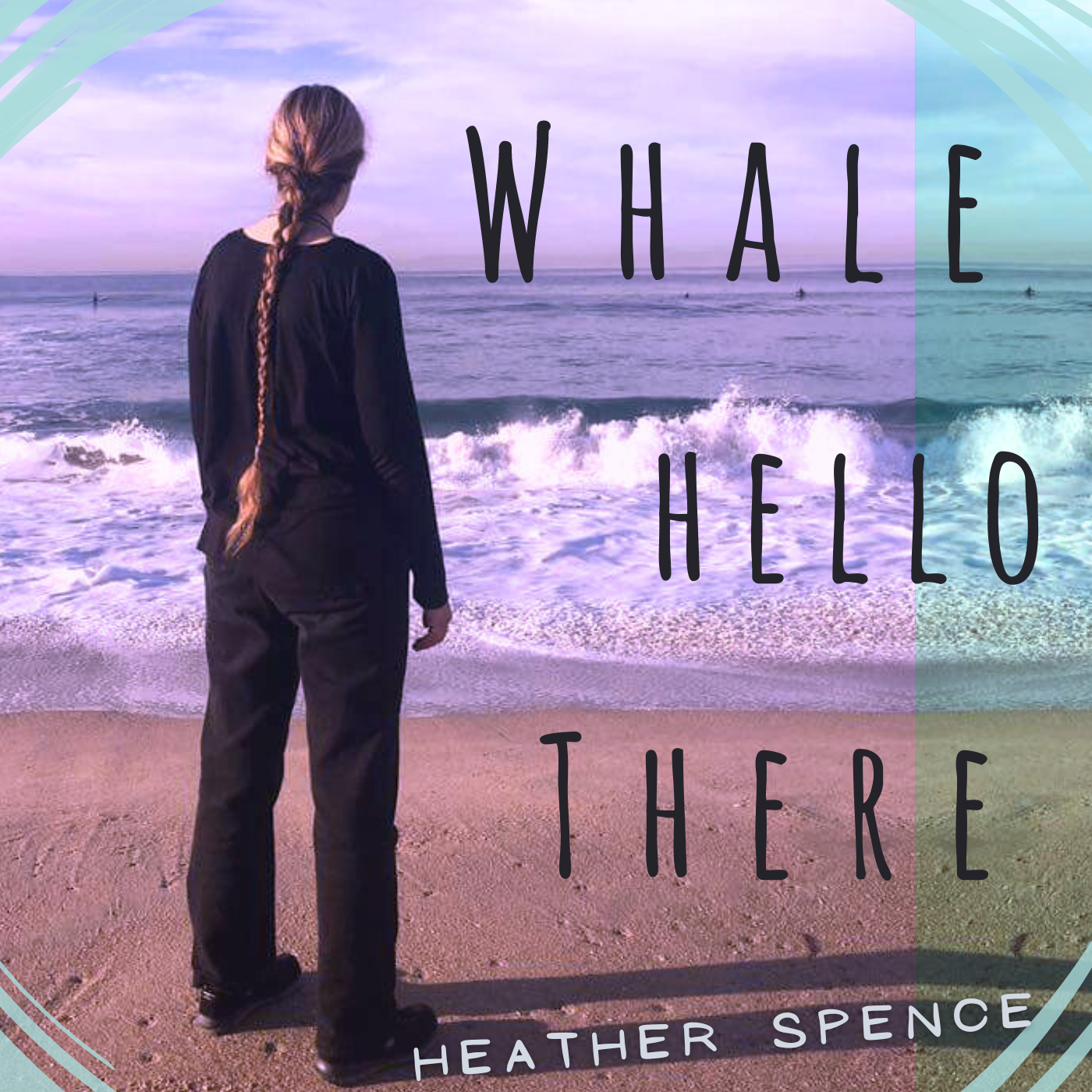 Whale Hello There woman looking at ocean on album cover